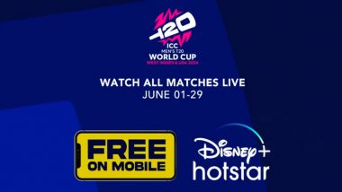 Disney+ Hotstar to Provide Free Live Streaming Online of ICC Men’s T20 World Cup 2024 for Mobile Users